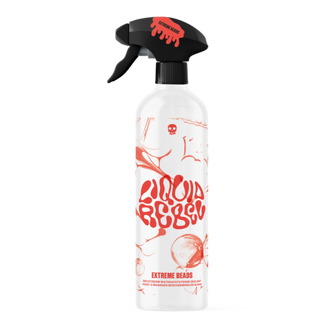 Liquid Rebel Extreme Beads Spray – Hoogwaardige ceramic spray voor langdurige waterafstotende bescherming en glans. Creëer moeiteloos die 'water beading' effect op je lak