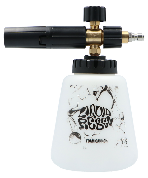 1/4'' Quick Connect Foam Cannon – "Verbind je Liquid Rebel Foam Cannon, gebaseerd op de MJJC Pro V2, moeiteloos met je hogedrukreiniger via de 1/4'' Quick Connect voor snelle installatie en dikke schuimlagen tijdens het auto detailing."